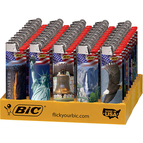 Bic Lighters: American Design (50CT)