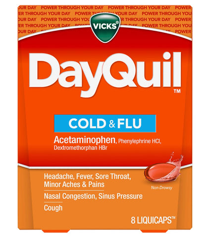 DayQuil Cold & Flu Liqui Caps (8CT)