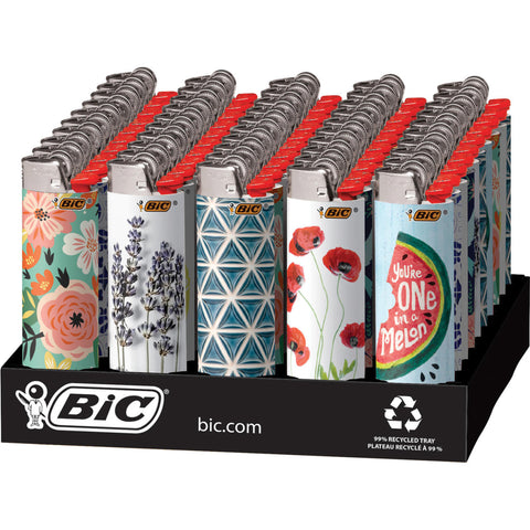 Bic Lighters: Countryside Design (50CT)