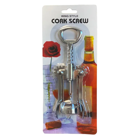 Wing Style Cork Screw Wine Opener