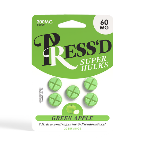 Press'd Super Hulks Capsules: Green Apple (10CT)