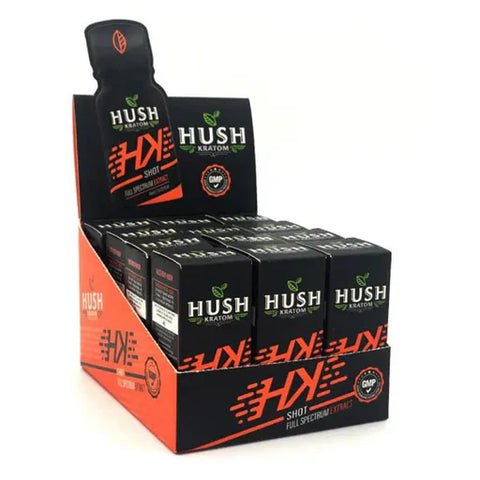 Hush HK Full Spectrum Kratom Shot 10ml (12CT)