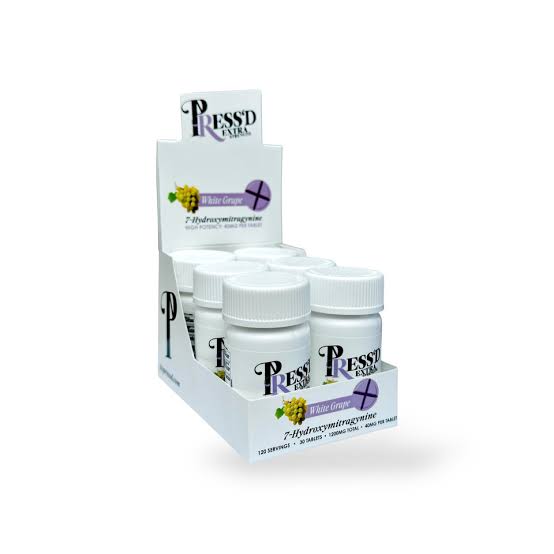 Press'd Extra Strength Capsules 200MG: White Grape 30CT