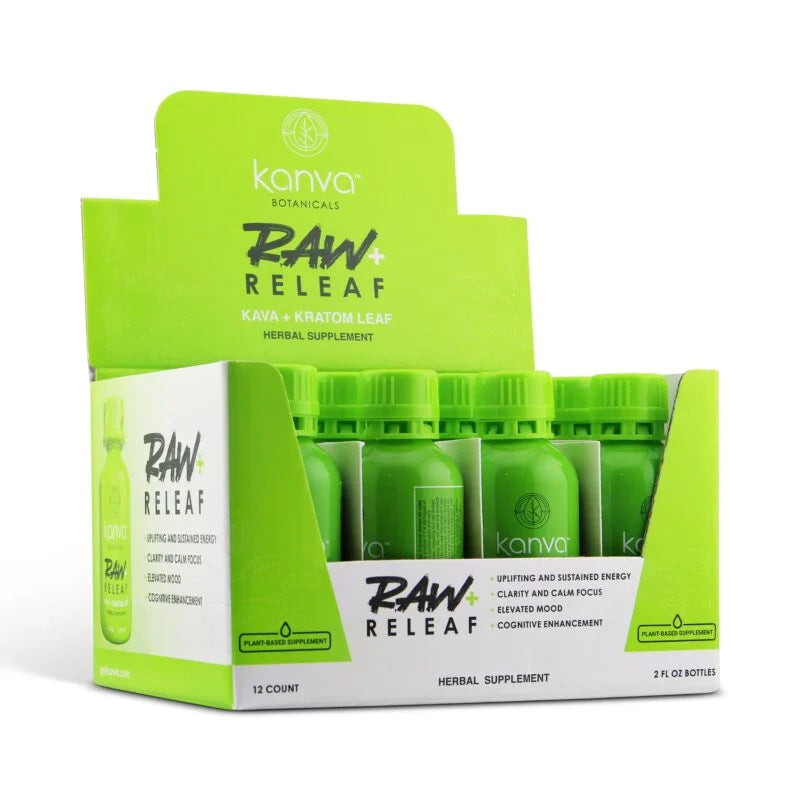 Kanva Shots: Raw + Releaf (12CT)