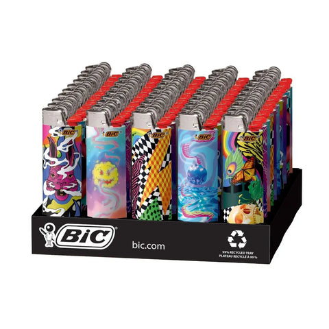 Bic Lighters: Prismatic Design (50CT)
