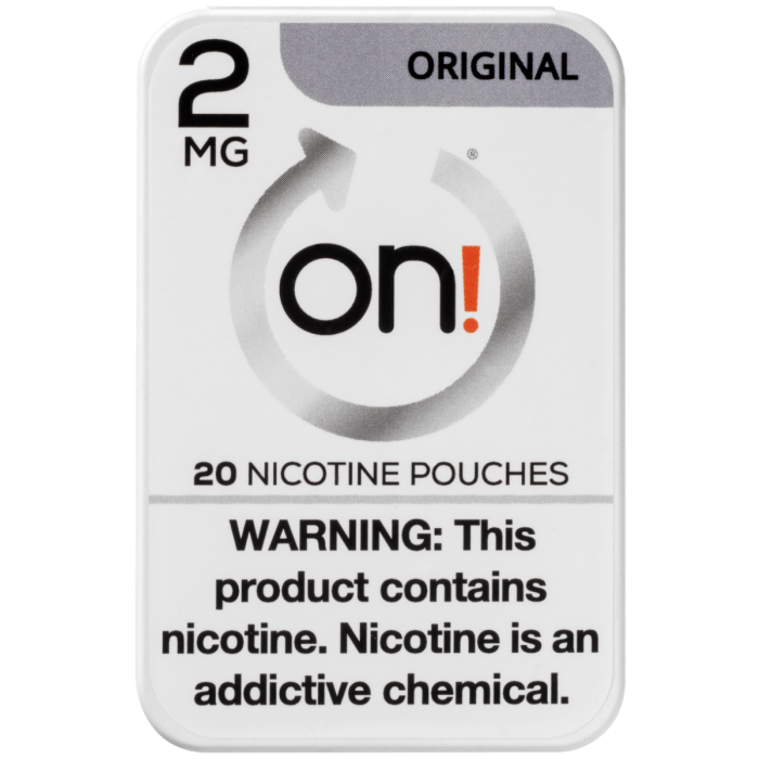 2mg tobacco pouch ON! Nicotine Pouches Cinnamon / 5 Pack it fits perfectly under the lip without any discomfort On! Nicotine Pouches Coffee 2MG