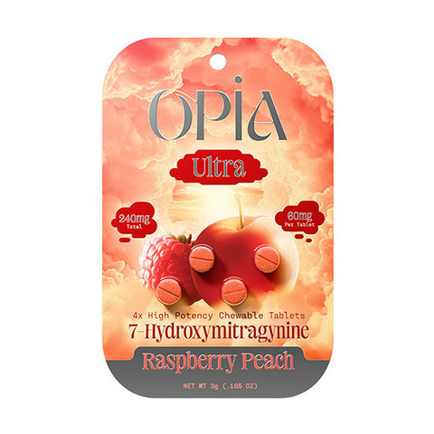 Opia Ultra 7-Hydroxy 240MG: Raspberry Peach (10CT)