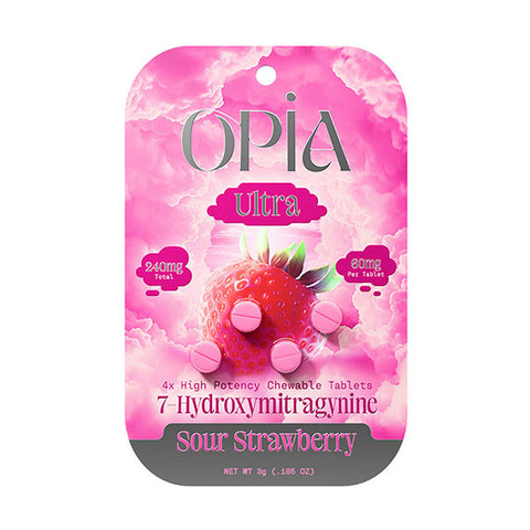 Opia Ultra 7-Hydroxy 240MG: Sour Strawberry (10CT)