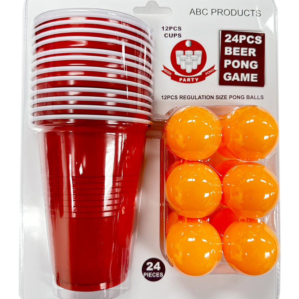 Beer Ping Pong Game Set (24CT)