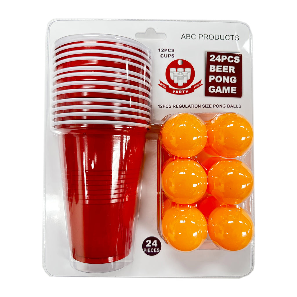 Beer Ping Pong Game Set (24CT)