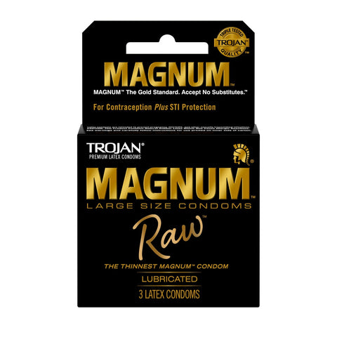 Trojan Magnum - Raw Black 3's (6CT)