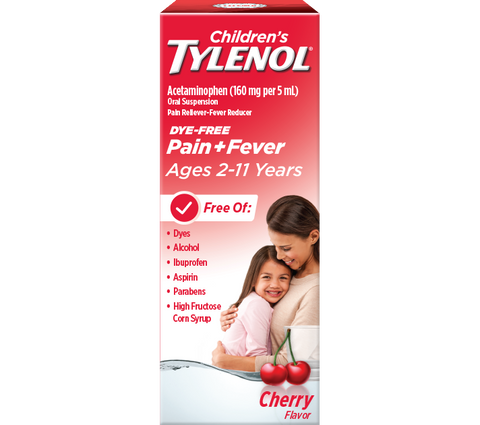 Tylenol Children's Dye Free 4oz - Cherry