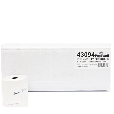 Thermal Paper Roll 2-1/4x200 - 43094 (50CT)