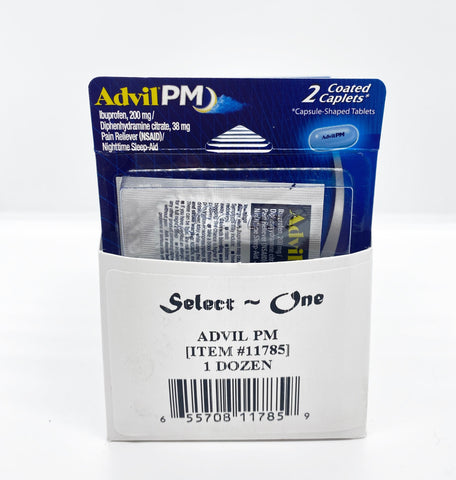 Blister Pack: Advil PM 2's (12CT)