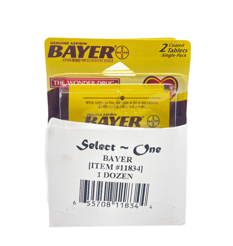 Blister Pack: Bayer 2's (12CT)