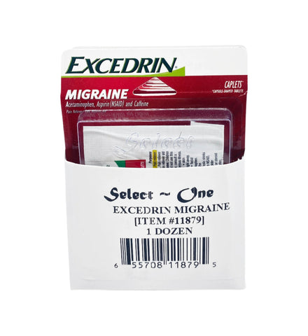 Blister Pack: Excedrin Migraine 2's (12CT)