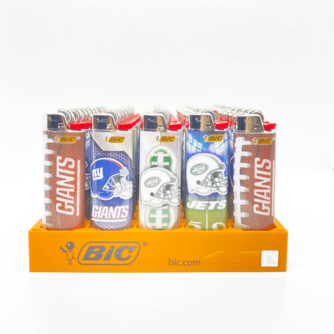 Bic Lighters: Jet/Giants Design (50CT)