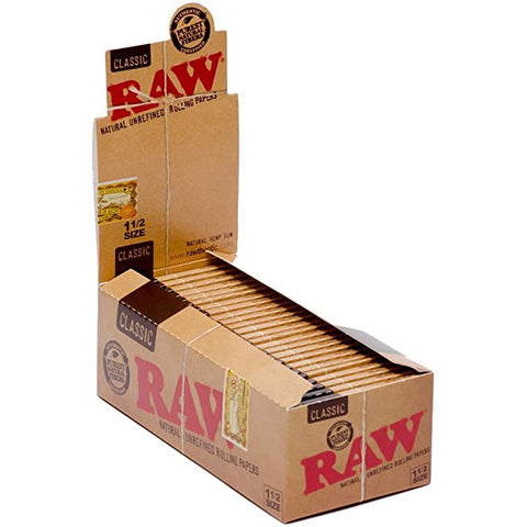 Raw Classic Paper: 1-1/2 (25CT)