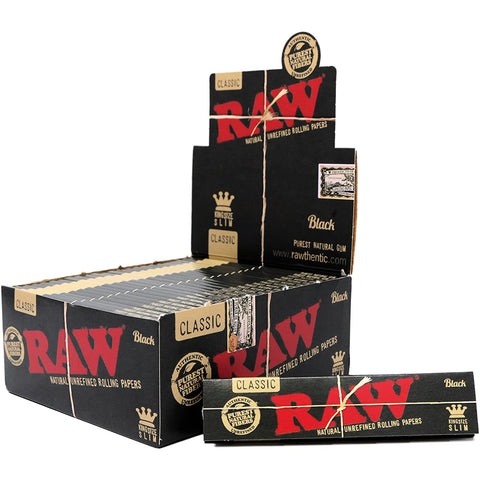 Raw Classic Black King Size Slim (50CT)