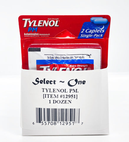 Blister Pack: Tylenol PM 2's (12CT)