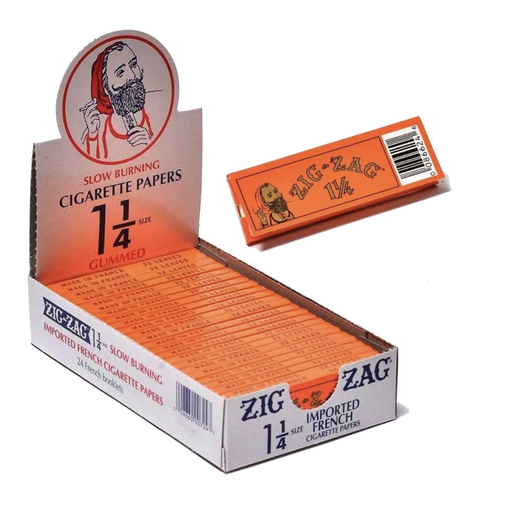 Zig-Zag Paper - 1-1/4 Orange (Slow Burning)